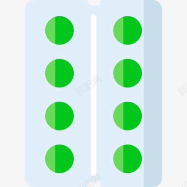 停用药物药物药物9扁平图标图标