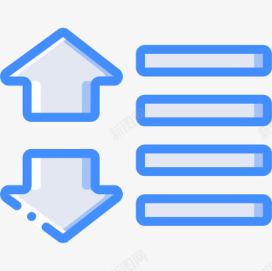 分类实用程序5蓝色图标图标
