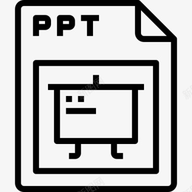 日本文化pptPpt文件类型和格式线性图标图标