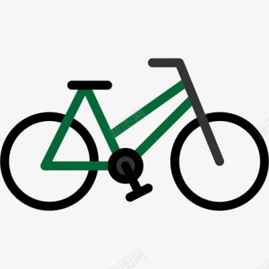99重阳节自行车运输99平板图标图标