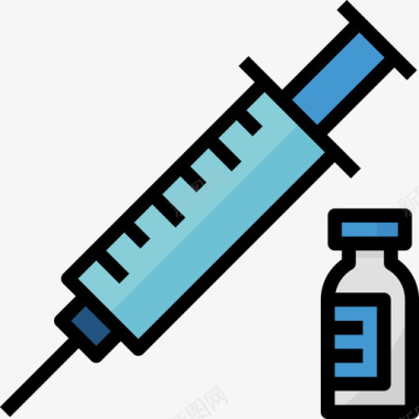 医用药箱注射器医用78线性颜色图标图标