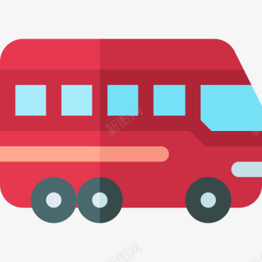 公共交通标识公共汽车公共交通10平图标图标