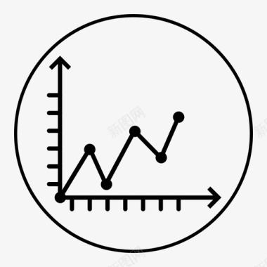 财务经营分析折线图分析财务图标图标