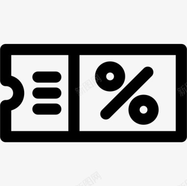 优惠码优惠券电子商务64直联图标图标