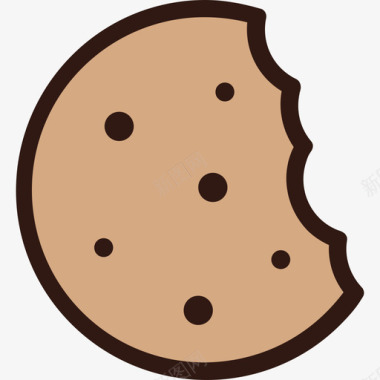 原色饼干咖啡10原色图标图标