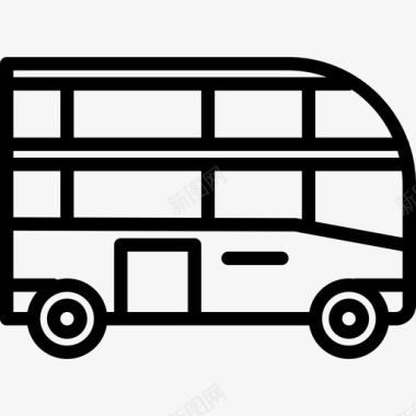 旅游巴士旅行133直达图标图标