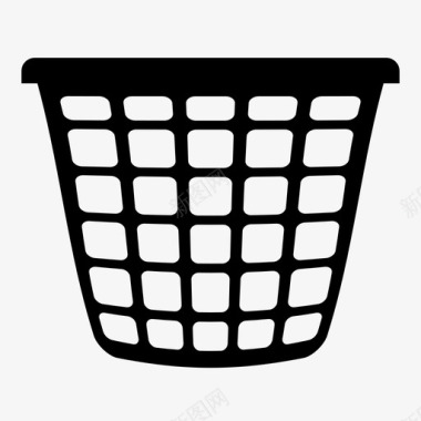 洗衣篮网洗衣图标图标
