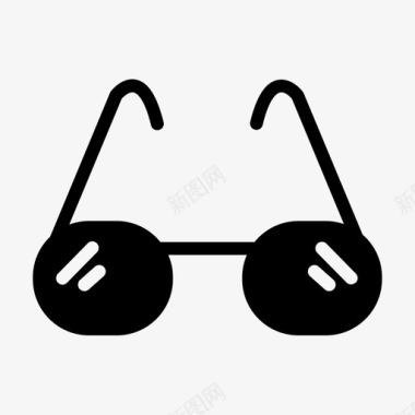 眼镜眼睛读书图标图标