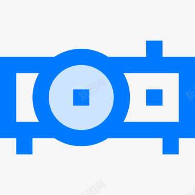 投影仪视频27蓝色图标图标