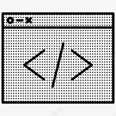 二进制编码网页开发网页点式编码图标图标