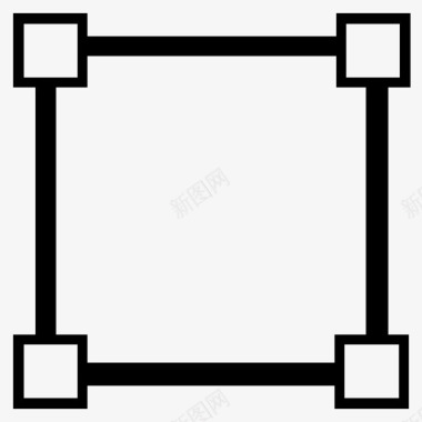 正方形框等边正方形角度四边形图标图标