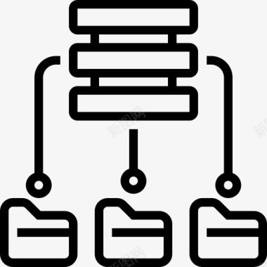 图标2我的文件文件共享服务器和数据库2线性图标图标