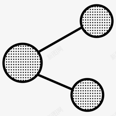 网络社交分享社交网络星罗棋布图标图标