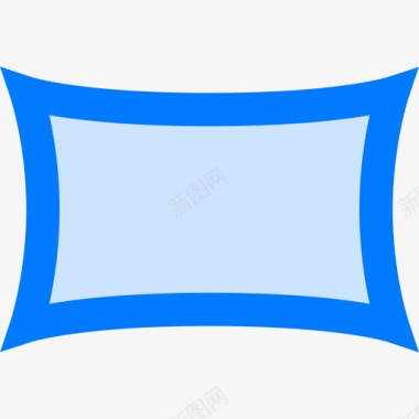 枕头卧室3蓝色图标图标