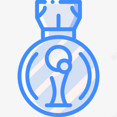 奖牌世界杯2蓝色图标图标