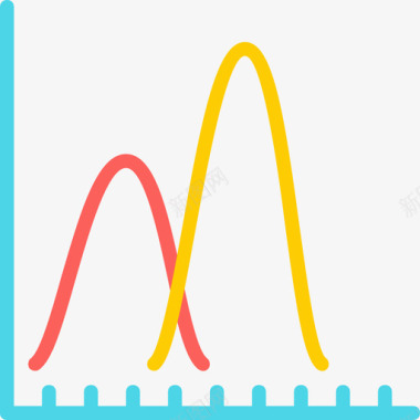 平面图矢量折线图图表和图表14平面图图标图标