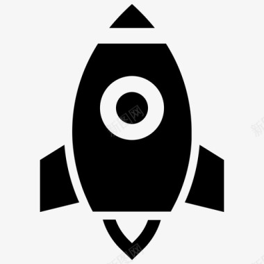 火箭火箭飞机发射图标图标