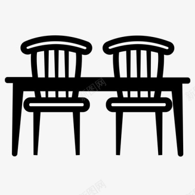 椅子椅子桌子餐桌图标图标