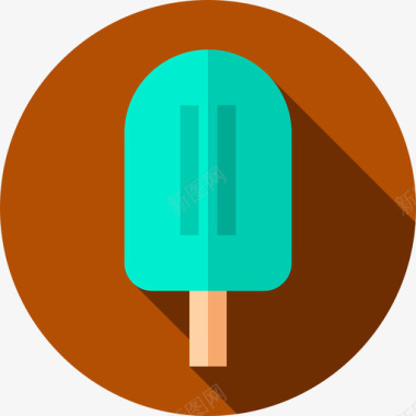 雪糕店冰淇淋冰淇淋店7公寓图标图标