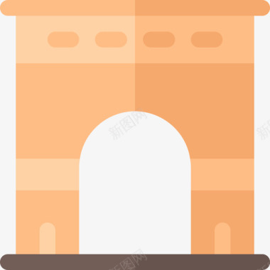 拱门城市元素38线性图标图标