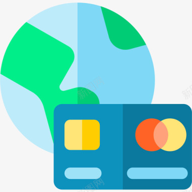 信用卡盗用信用卡电子商务62持平图标图标
