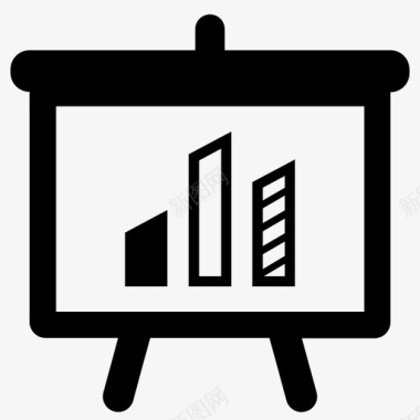 矢量报表演示分析业务图标图标