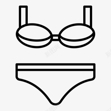 时尚女人矢量采购产品女人内衣女人内衣衣服图标图标