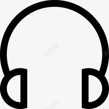 hifi低音带低音选项的耳机设备数字图标图标