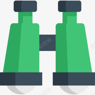 矢量望远镜双筒望远镜夏令营2平的图标图标