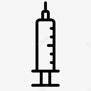 医疗注射器保健医疗注射器图标图标