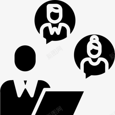 5s管理商人商务和管理5扎实图标图标
