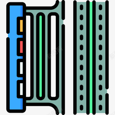 服务区矢量图高速公路服务区线颜色图标图标