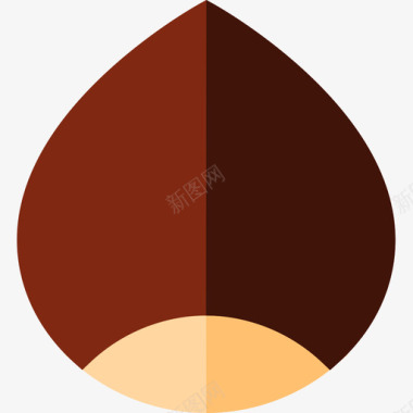 秋季辅导班板栗秋季自然7平坦图标图标