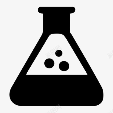 科学竞赛实验室烧瓶科学图标图标