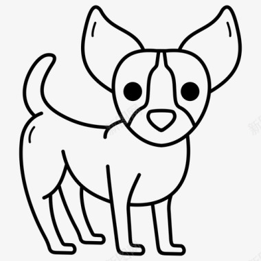 犬种系谱小狗图标图标