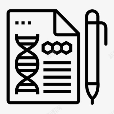 诊断报告医学生物学基因图标图标