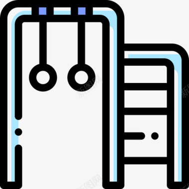 装饰性梯子梯子操场33颜色省略图标图标