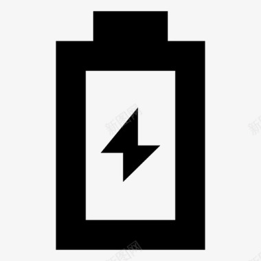 手机电池图标素材充电连接电池电池充电图标图标