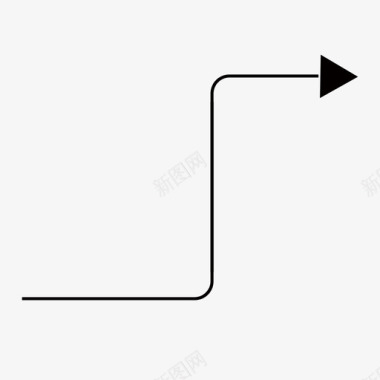 数字2设计折线箭头2图标