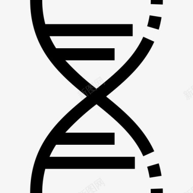 DNA图标Dna医学85线性图标图标