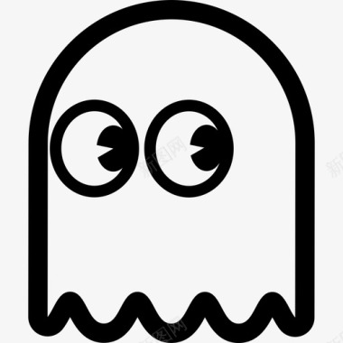 幽灵素材鬼魂街机pacman图标图标