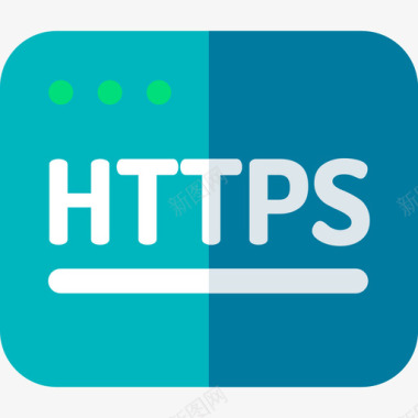连接互联网Https互联网安全35扁平图标图标