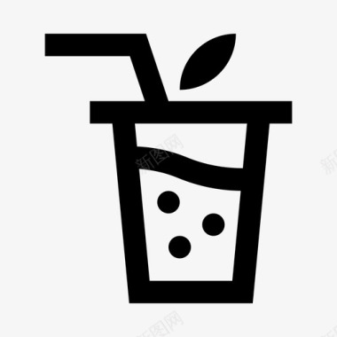 冰沙咖啡冷饮图标图标