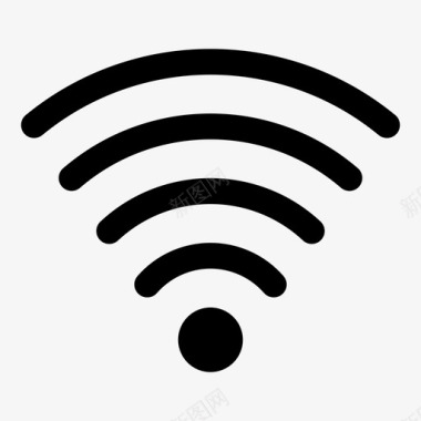 网络直播摄像头wifi互联网信号图标图标