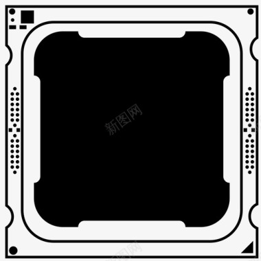 pc版cpu中央计算机处理器中央处理器图标图标