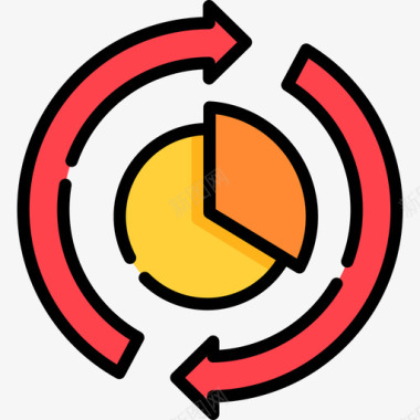 外箱标识饼图业务分析10线性颜色图标图标