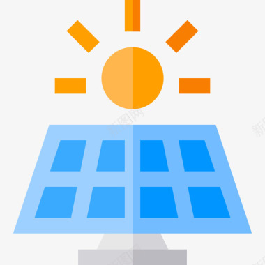 太阳能太阳能电池板智能农场平板图标图标