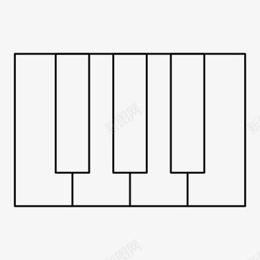 钢琴音乐培训钢琴乐器音乐图标图标
