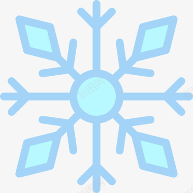 透明雪花雪花天气161平坦图标图标