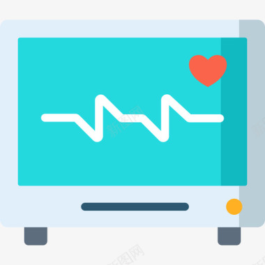 法院icon心脏药物9平坦图标图标